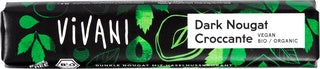 Pure chocoladereepje nougat Vivani 35 gram