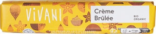 Melkchocoladereepje crème brûlée Vivani 40 gram