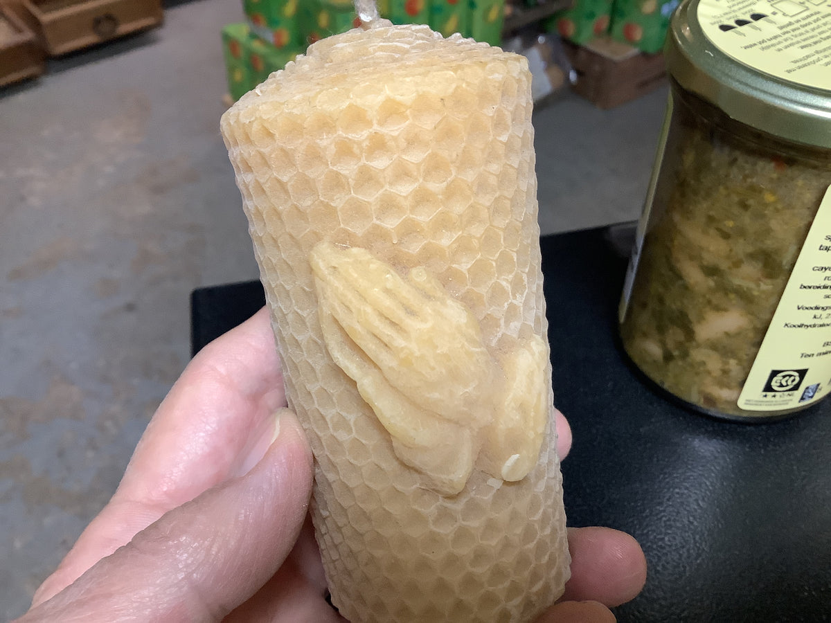 Bijenwas kaars klein