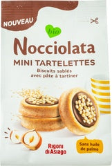 Tartelettes cacao hazelnoot Nocciolata 250 gram