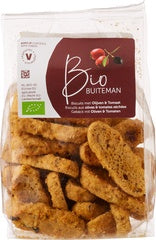 Olijven & tomaat biscuits Buiteman 100 gram