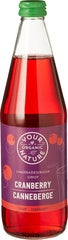 Limonadesiroop cranberry Your Organic Nature 500 ml
