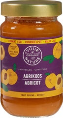 Abrikoos fruitbeleg 375 gr. Your Organic Nature