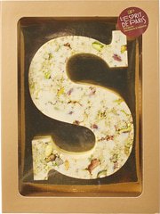 Witte chocoladeletter pistache & speculaas l'Esprit de Paris 180 gram