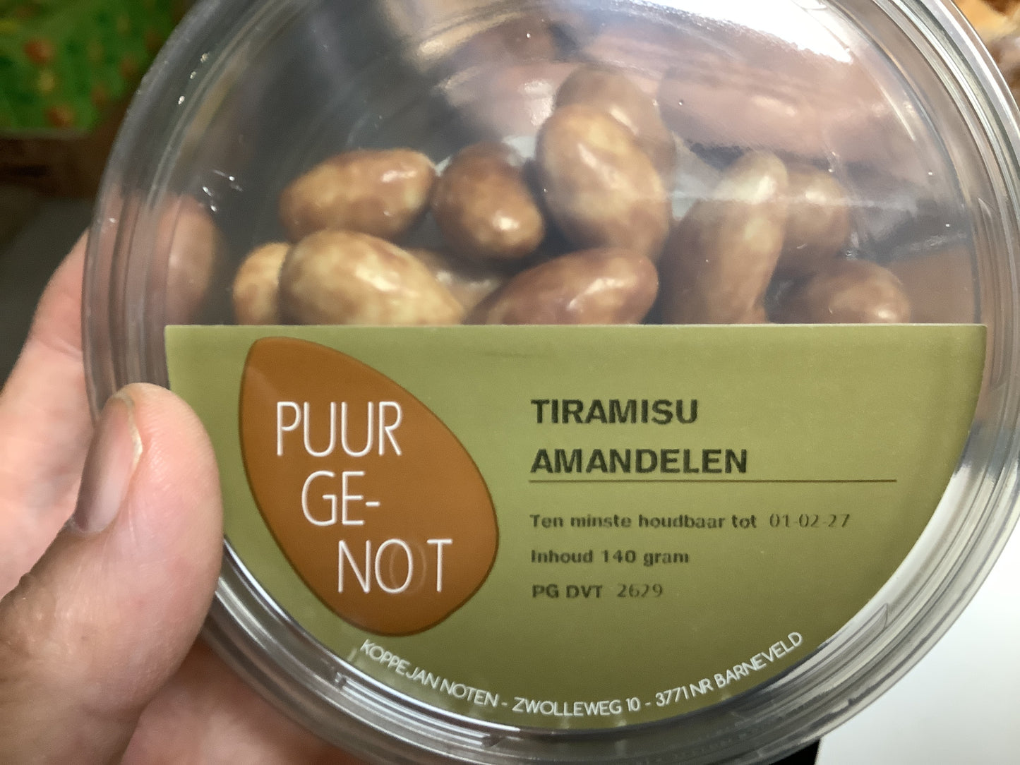 Tiramisu amandelen 140 gram