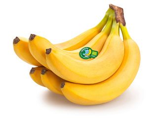 Bananen groen kaartje (groen van kleur)