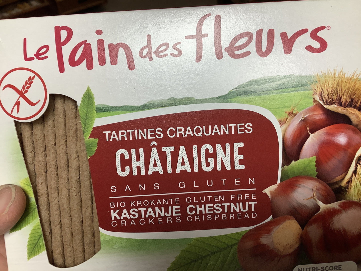Pain de Fleur crackers kastanje