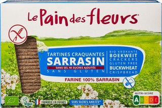 Boekweit crackers zonder zout Le Pain des Fleurs 300 gram