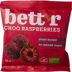 Frambozen in chocolade Bett'r 50 gram