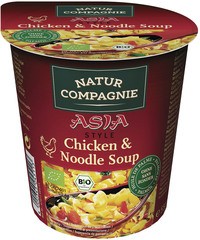 Kippen noedlesoep instant Natur Compagnie 55 gram