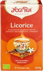 Kruidenthee zoethout Yogi Tea 17x1.8g