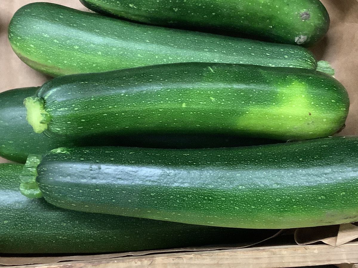 Courgette eigen land onbespoten