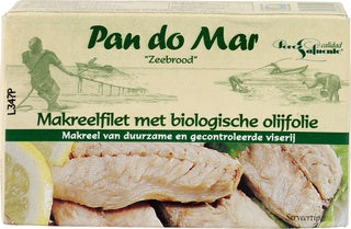Makreelfilet in olijfolie Pan do Mar 120 gram