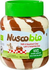 Duo hazelnootpasta Nuscobio 400 gram