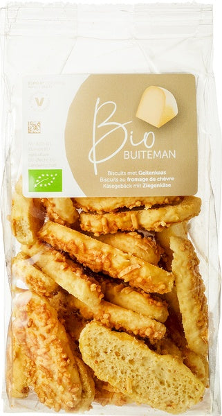 Biscuits met geitenkaas Buiteman 125 gram BIO