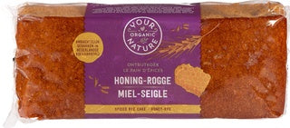 Ontbijtkoek honing-rogge Your Organic Nature 400 gram
