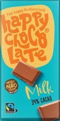 Melkchocolade Happy Chocolate 200 gram, aardigg..of dijk..