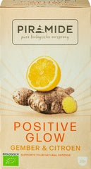 Kruidenthee positive glow gember citroen Piramide 20x2.25g
