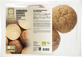 Hamburgerbroodjes Zonnemaire 4x62,5g
