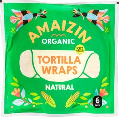 Tortilla wraps natural Amaizin 6 st