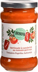Sandwichspread tomaat-paprika Bionova 280 gram