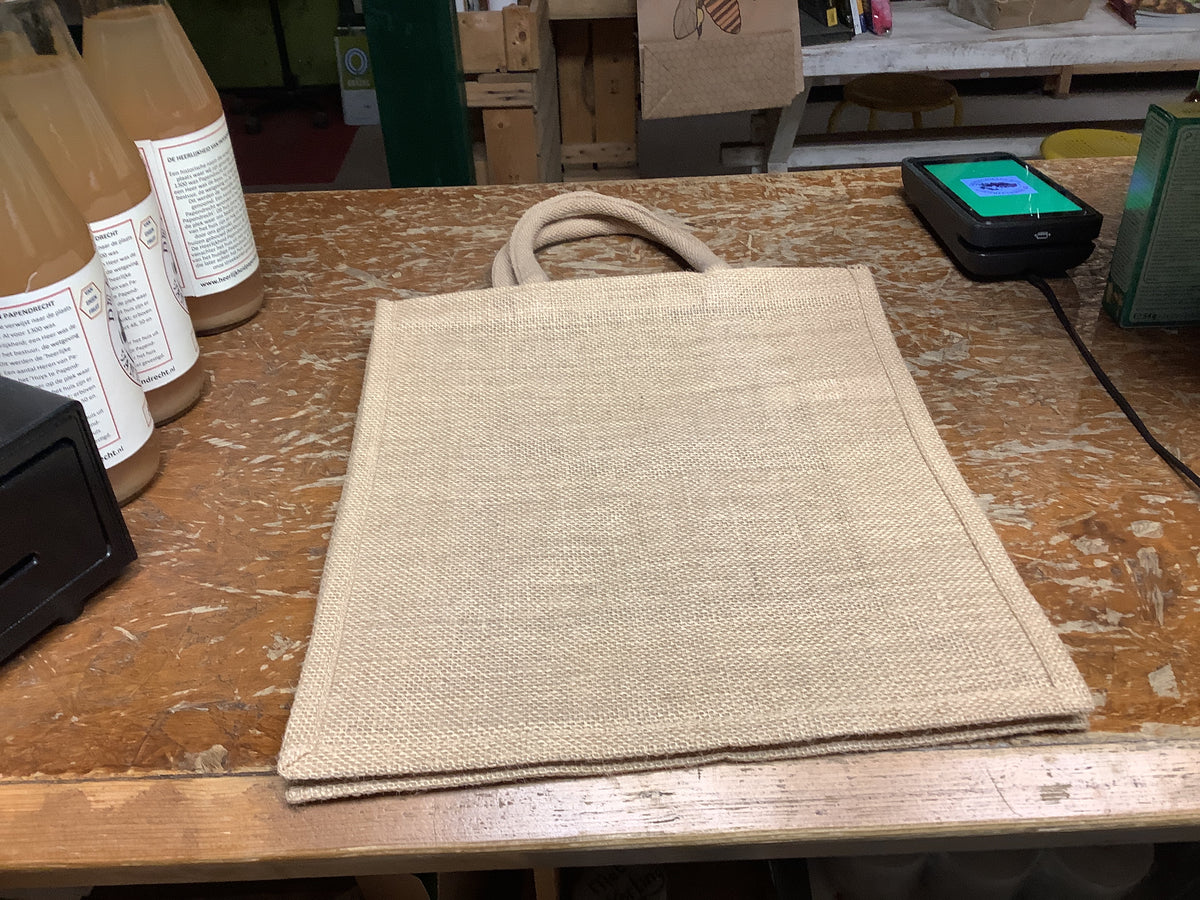 Jute tas 31x13x35