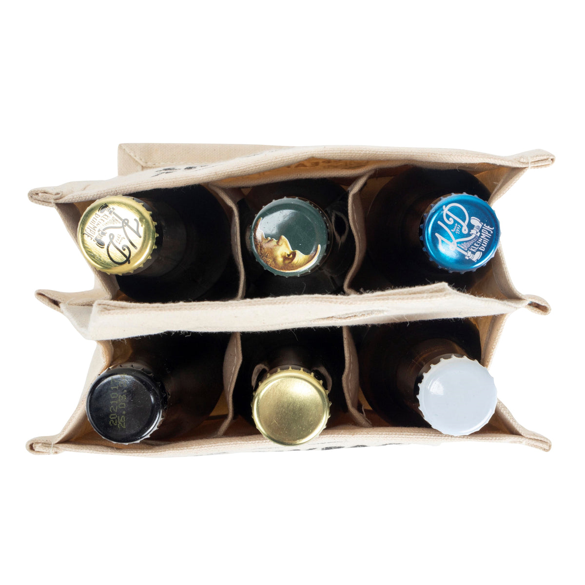 Bier tas sixpack leeg