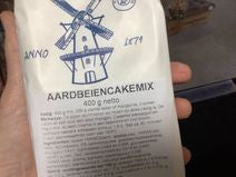 Aardbeiencakemix Molen de Vlijt